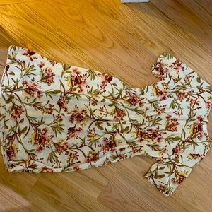 H&M midi floral dress size 12